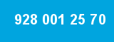 928 001 25 70
